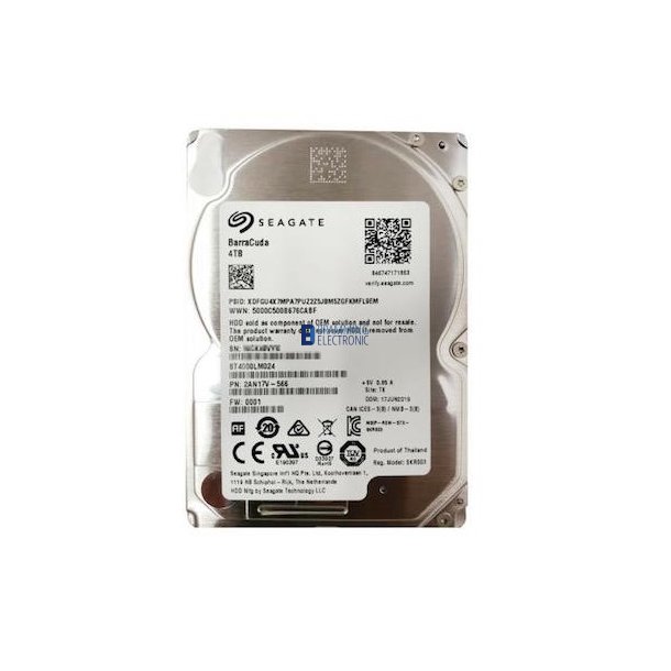 4TB 2.5" Seagate Guardian BarraCuda Harddisk ST4000LM024 SATA-600 5400rpm 