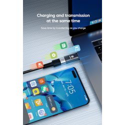 Adapter USB-C han til Lightning hun, i sort