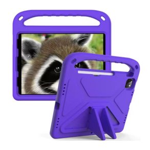 iPad 10/11 (A16), KidSafe Grip Case, Lilla