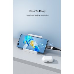 Adapter USB-C han til Lightning hun, i sort