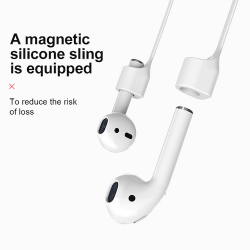 Magnetisk Silikone Strap til EarPods i Pink