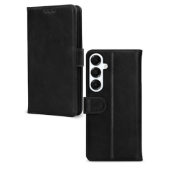 Samsung Galaxy A36 5G / A56 5G, Ldercase til kreditkort i Sort