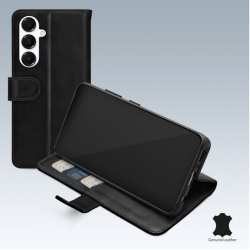 Samsung Galaxy A36 5G / A56 5G, Ldercase til kreditkort i Sort