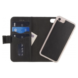 iPhone 7/8/SE 2020/SE 2022, 2i1 L�dercase til kreditkort i Sort
