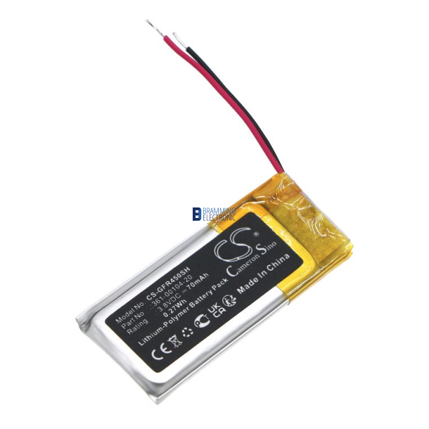 Garmin Forerunner 45 / 45s, Batteri