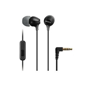 Sony MDR-EX15AP In-ear Headset Sort &ndash; Mikrofon og 3,5 mm Jack