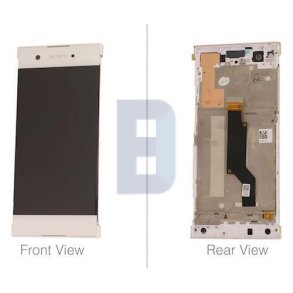Sony Xperia XA1 skrm med ramme i Hvid