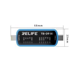 RELIFE TB-09 SE USB-C / Lightning Ladeport Tester &ndash; Hurtig Fejlfinding til Mobilreparation 