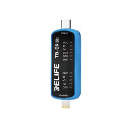 RELIFE TB-09 SE USB-C / Lightning Ladeport Tester &ndash; Hurtig Fejlfinding til Mobilreparation 