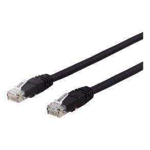 U/UTP Cat6 patchkabel, 2m, 250MHz, Delta-certificeret, LSZH, sort