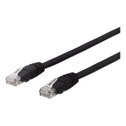 U/UTP Cat6 patchkabel, 5m, 250MHz, Delta-certificeret, LSZH, sort