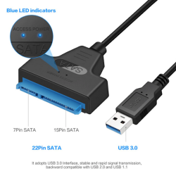 USB 3.0 til SATA adapter - 30cm