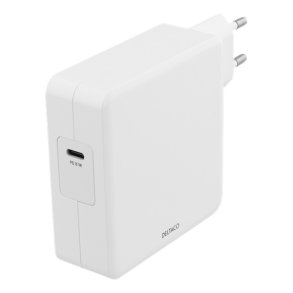 87W USB-C strmforsyning, hurtig opladning, USB-C PD, hvid