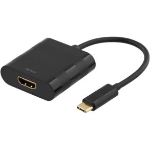 USB-C til HDMI adapter - Sort
