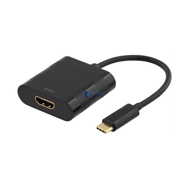 USB-C til HDMI adapter - Sort