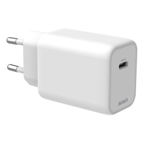 USB-C oplader 67W med PD og GaN teknologi, hvid