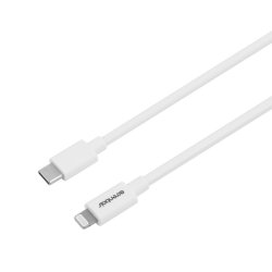 USB-C til Lightning kabel, 3m, USB 2.0, hvid