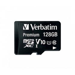Verbatim Micro SDXC Card 128GB Class 10 w/adaptor