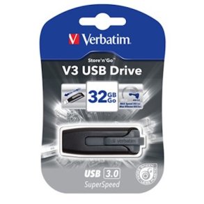 USB 3.0 Store 'N' Go SuperSpeed V3 32GB, Black