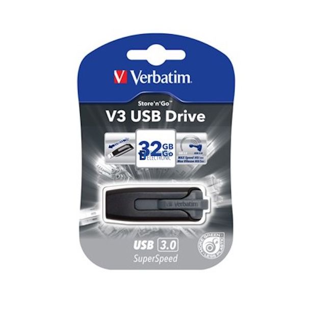 USB 3.0 Store 'N' Go SuperSpeed V3 32GB, Black