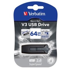 USB 3.0 Store 'N' Go SuperSpeed V3 64GB, Black