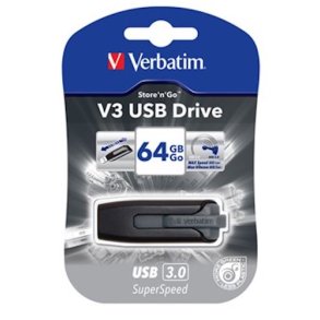USB 3.0 Store 'N' Go SuperSpeed V3 64GB, Black