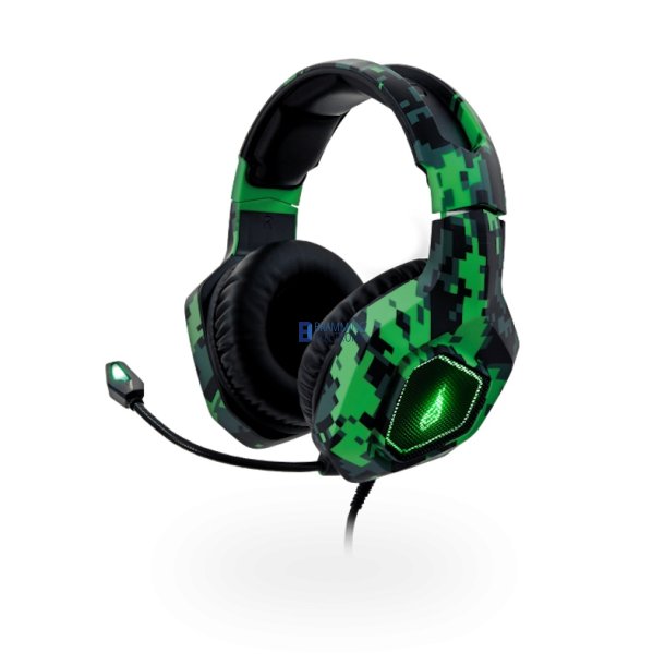 SUREFIRE Skirmish Gaming Headset, Green/Black