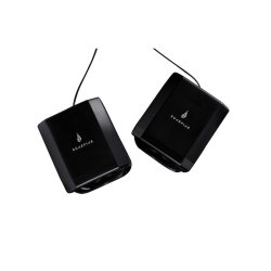 SUREFIRE Gator Eye Gaming Speakers, Sort/Rd