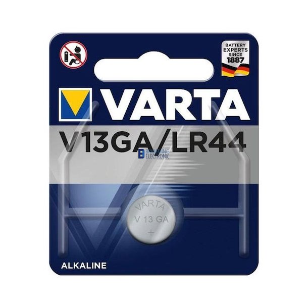 LR44 V13GA 1.5V Knapcelle Batteri Varta Alkaline 11.6x5.4MM