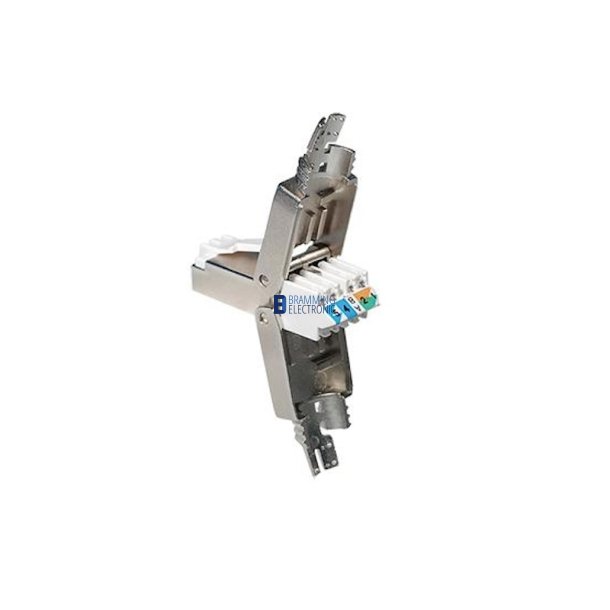 RJ45 plug Cat6A, tool-less, metal (Skrmet)