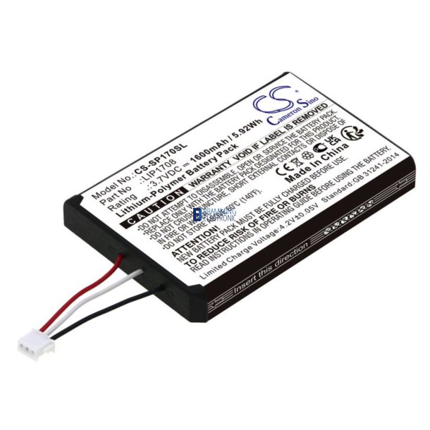 PS5 Controller Batteri 1600mAh &ndash; 3,7V Li-Polymer (DualSense)
