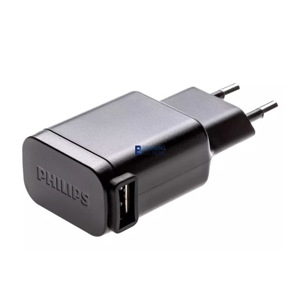 Philips OneBlade USB-A lader, Sort (Original)