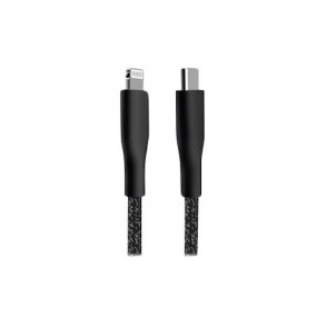 X-SHIELD synk-/opladerkabel USB-C - Lightning, 1m, Sort
