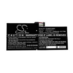 Microsoft Surface Pro 7, Batteri