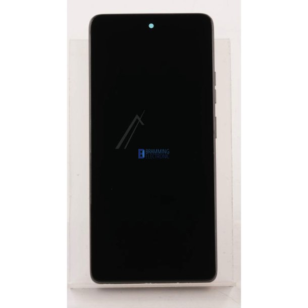 Motorola Moto G75, skrm med ramme, Sort (Original)