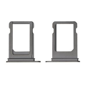 iPhone XS Simkort bakke i Sort