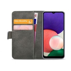 Samsung Galaxy A04s / A13 5G Ldercase til kreditkort i Sort