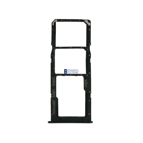 Samsung Galaxy A51/A71 SIMkort bakke i Sort (Dual Card model)