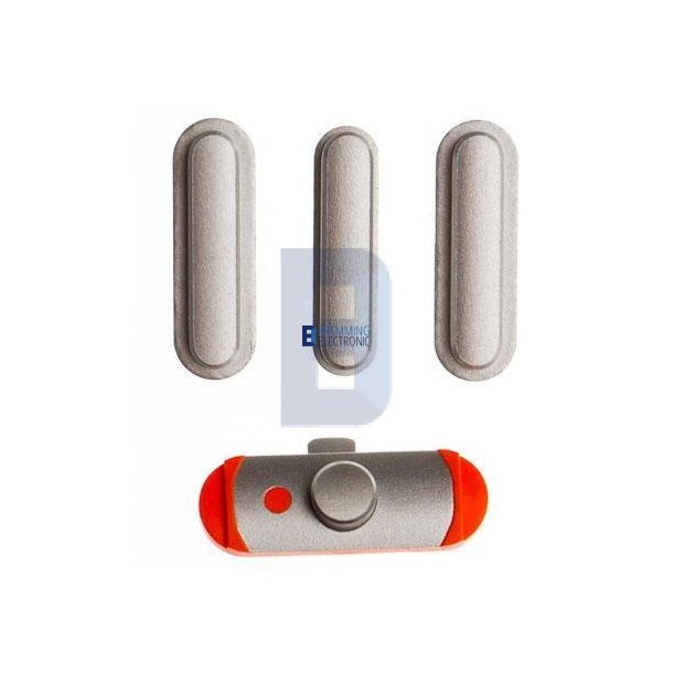 iPad Air/mini 1-2 Side knapper i Slv
