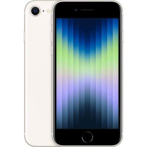 Brugt iPhone SE 2022, 64GB, Hvid, (Grade B+)