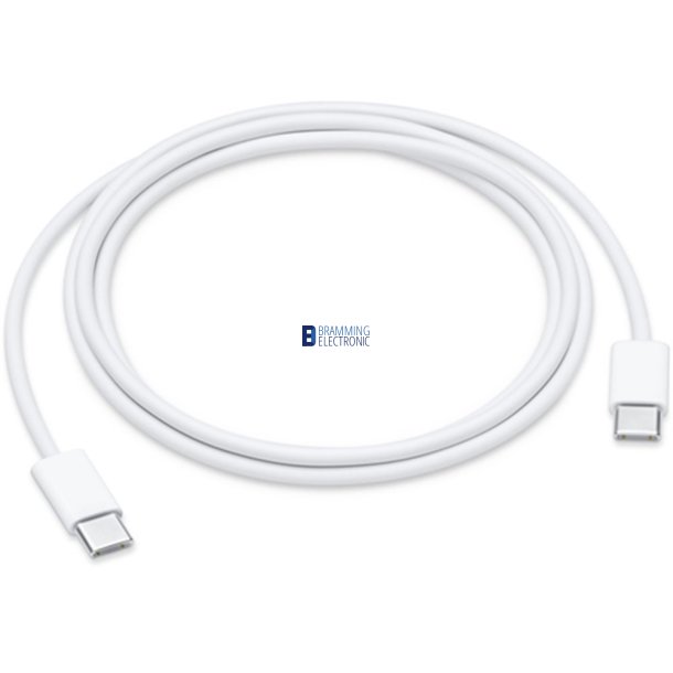 Opladerkabel USB-C - USB-C, 1 m, Hvid (Original Apple)