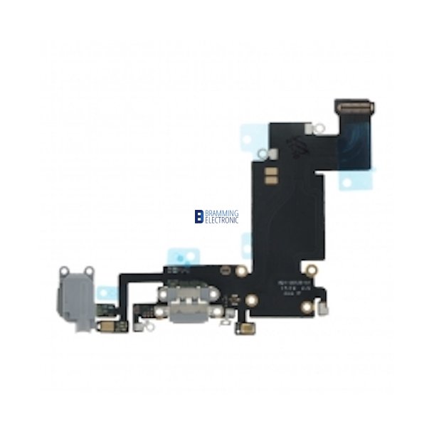 iPhone 6S Plus, Lade dock flex med mikrofon i Mrk Gr