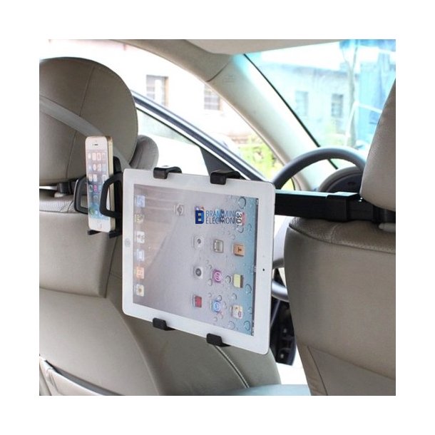 Tablet/telefon holder til mellem nakkesttterne