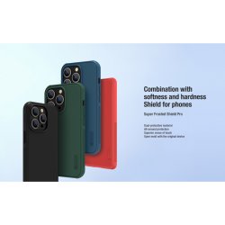 iPhone 14 Pro, Super Frosted Shield Pro Cover i Grn