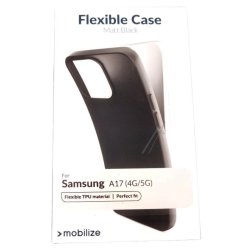 Samsung Galaxy A17 4G/5G Gelly Cover Sort &ndash; Original Mobilize TPU Beskyttelsescover
