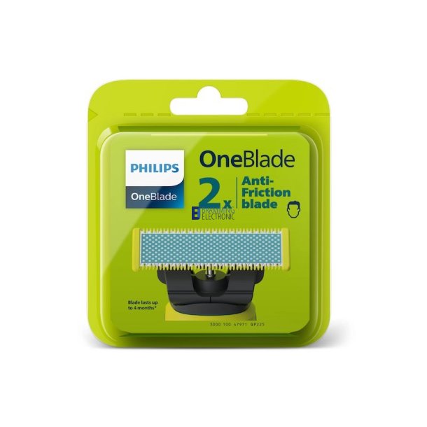 Philips OneBlade, barberblade (2 stk. pakke) Anti-Friction blade