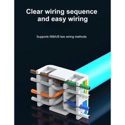 Cat7 Keystone, tool-less, metal (Skrmet)
