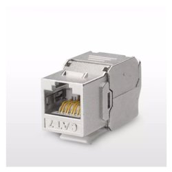 Cat7 Keystone, tool-less, metal (Skrmet)