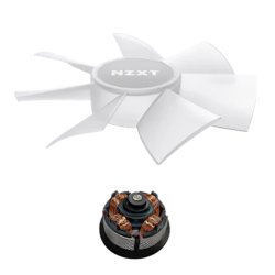 NZXT F Series, F120 RGB Core Fan 1-pack, Hvid, 120 mm