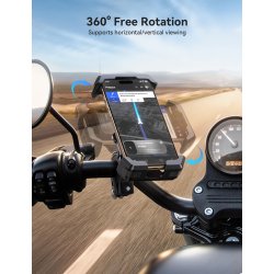 JoyRoom Shockproof telefon holder til cyklen i sort